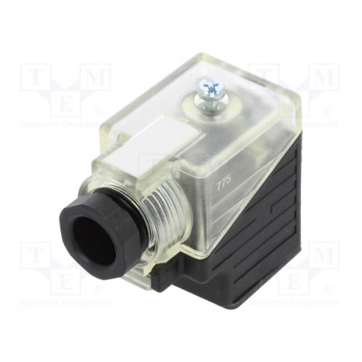 7000-29441-0000000; Connector: valve connector; plug; form A; 18mm; female; PIN: 4; 24V; MURR ELEKTRONIK