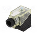 7000-29521-0000000; Connector: valve connector; plug; form A; 18mm; female; PIN: 3; 230V; MURR ELEKTRONIK 7000-29521-0000000; Connector: valve connector; plug; form A; 18mm; female; PIN: 3; 230V; MURR ELEKTRONIK
