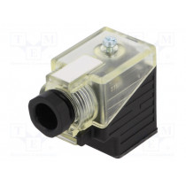 7000-29521-0000000; Connector: valve connector; plug; form A; 18mm; female; PIN: 3; 230V; MURR ELEKTRONIK