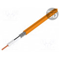 70081.04500; Wire: coaxial; RG59; 1x20AWG; solid; Cu; FHDPE; orange; 500m; BELDEN