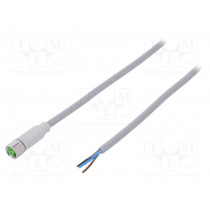 7014-08041-2100300; Connection lead; M8; PIN: 3; straight; 3m; plug; 60VAC; -25÷80°C; MURR ELEKTRONIK