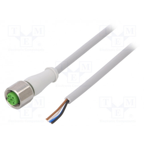 7014-12221-2140300; Connection lead; M12; PIN: 4; straight; 3m; plug; 250VAC; -25÷80°C; MURR ELEKTRONIK