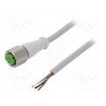 7014-12221-2140500; Connection lead; M12; PIN: 4; straight; 5m; plug; 250VAC; -25÷80°C; MURR ELEKTRONIK