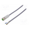 7014-13221-3480500; Connection lead; M12; PIN: 5; straight; 5m; plug; 60VAC; -25÷80°C; MURR ELEKTRONIK