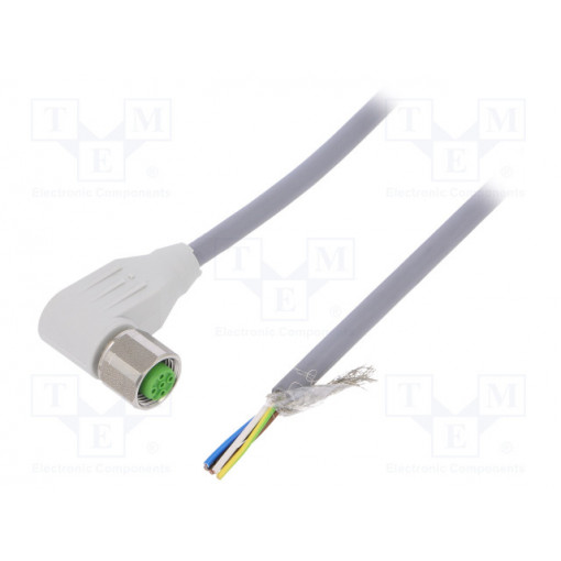 7014-13281-3480300; Connection lead; M12; PIN: 5; angled; 3m; plug; 60VAC; -25÷80°C; MURR ELEKTRONIK
