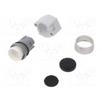 704.012.0; Switch: push-button; Stabl.pos: 1; 22mm; black; Illumin: none; IP65; EAO