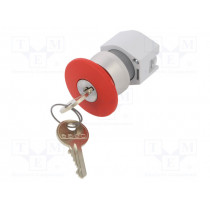 704.078.0; Switch: emergency stop with key; Stabl.pos: 2; 22mm; red; IP65; EAO
