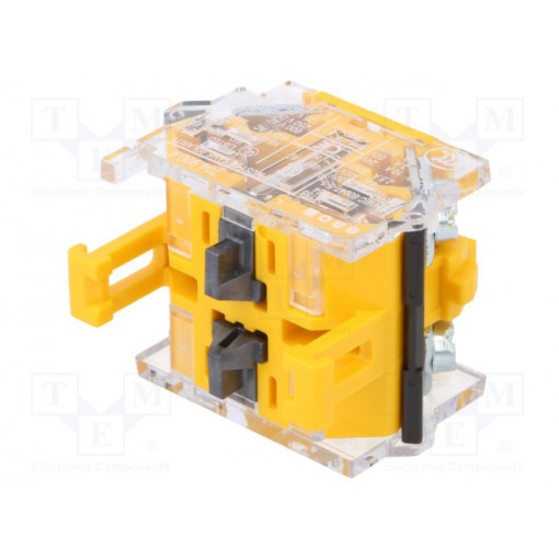 704.900.4; Contact block; 22mm; 04; -40÷55°C; front fixing; Contacts: NC x2; EAO