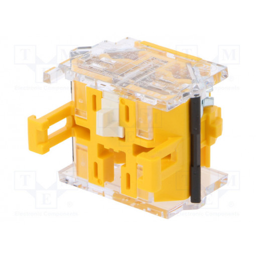 704.901.1; Contact block; 22mm; 04; -40÷55°C; front fixing; Contacts: NO; 10A; EAO