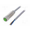 7044-12221-3360500; Connection lead; M12; PIN: 4; straight; 5m; plug; 32VAC; -40÷85°C; MURR ELEKTRONIK 7044-12221-3360500; Connection lead; M12; PIN: 4; straight; 5m; plug; 32VAC; -40÷85°C; MURR ELEKTRONIK