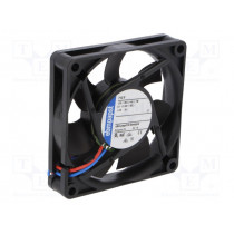 714F; Fan: DC; axial; 70x70x15mm; 44m3/h; 38dBA; slide bearing; 5300rpm; EBM-PAPST