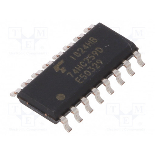 74HC259D(BJ); IC: digital; 8bit,latch; 2÷6VDC; SMD; SO16; Series: HC; -40÷125°C; TOSHIBA