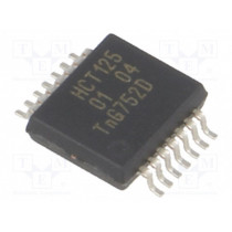 74HCT125DB.112; IC: digital; 3-state,buffer,line driver; Channels: 4; SMD; SSOP14; NEXPERIA