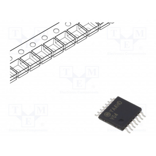 74VHC04MTCX; IC: digital; NOT; Channels: 6; IN: 1; SMD; TSSOP14; Series: VHC; ON SEMICONDUCTOR