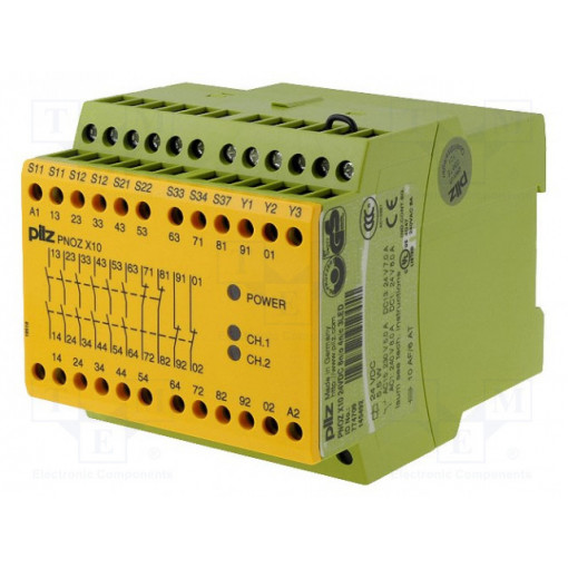774709; Module: safety relay; Series: PNOZ X10; Contacts: NC x4 + NO x6; PILZ