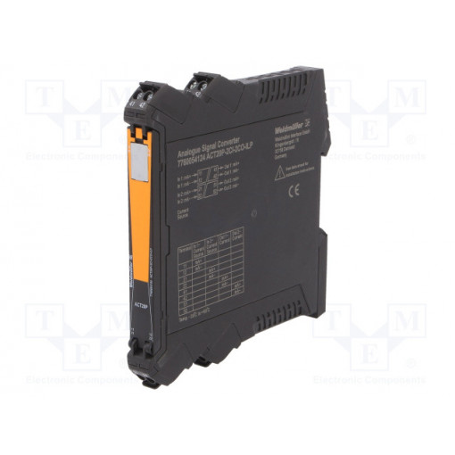 ACT20P-2CI-2CO-ILP; Converter: analog signals; DIN; 0÷20mA,4÷20mA; 12.5x117.2x114mm; WEIDMÜLLER