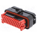 776164-1; Connector: automotive; AMPSEAL; plug; female; PIN: 35; IP6K9K; black; TE Connectivity