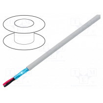 78122 SL005; Wire; EcoCable Mini; 2x24AWG; Al-PET foil; MPPE; dark grey; 300V; ALPHA WIRE