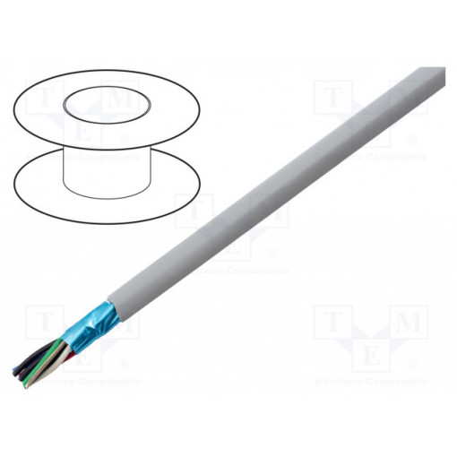 78174 SL005; Wire; EcoCable Mini; 4x2x24AWG; Al-PET foil; MPPE; dark grey; 300V; ALPHA WIRE