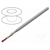 78302 SL005; Wire; EcoCable Mini; 2x28AWG; MPPE; dark grey; 300V; 30,5m; ALPHA WIRE