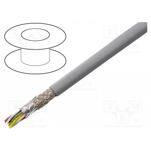 78325 SL005; Wire; EcoCable Mini; 5x2x24AWG; MPPE; dark grey; 300V; 30,5m; ALPHA WIRE