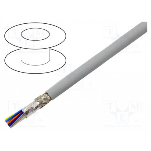 78331 SL005; Wire; EcoCable Mini; 15x24AWG; MPPE; dark grey; 300V; 30,5m; ALPHA WIRE