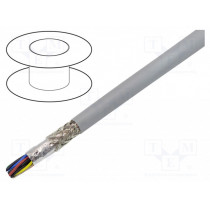 78378 SL005; Wire; EcoCable Mini; 8x2x24AWG; MPPE; dark grey; 300V; 30,5m; ALPHA WIRE