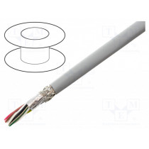 78386 SL005; Wire; EcoCable Mini; 6x2x22AWG; MPPE; dark grey; 300V; 30,5m; ALPHA WIRE