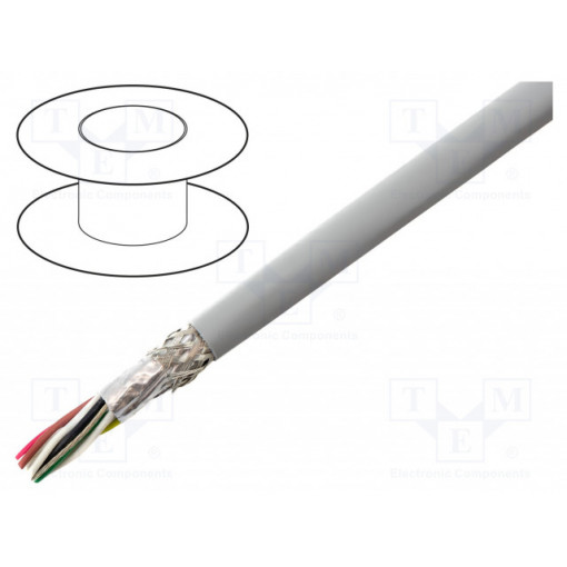 78386 SL005; Wire; EcoCable Mini; 6x2x22AWG; MPPE; dark grey; 300V; 30,5m; ALPHA WIRE