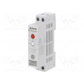 7T.51.0.230.4360; Module: higrothermostat; 17.5x88.8x47.8mm; IP20; Mounting: DIN; FINDER