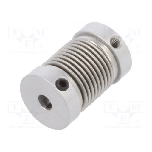 8.0000.1202.0404; Coupling; Ø1: 4mm; Ø2: 4mm; Mat: aluminium,stainless steel; KUBLER 8.0000.1202.0404; Coupling; Ø1: 4mm; Ø2: 4mm; Mat: aluminium,stainless steel; KUBLER
