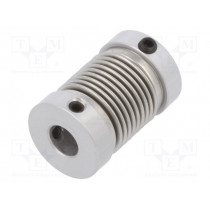 8.0000.1202.0606; Coupling; Ø1: 6mm; Ø2: 6mm; Mat: aluminium,stainless steel; KUBLER 8.0000.1202.0606; Coupling; Ø1: 6mm; Ø2: 6mm; Mat: aluminium,stainless steel; KUBLER