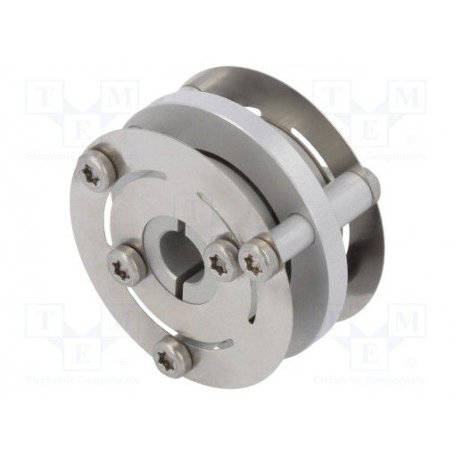 8.0000.1301.0606; Coupling; Ø1: 6mm; Ø2: 6mm; Mat: aluminium,stainless steel; KUBLER 8.0000.1301.0606; Coupling; Ø1: 6mm; Ø2: 6mm; Mat: aluminium,stainless steel; KUBLER