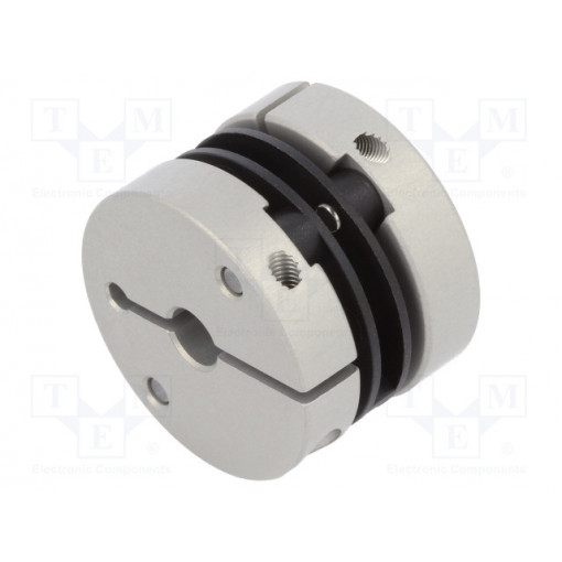 8.0000.1401.0606; Coupling; Ø1: 6mm; Ø2: 6mm; Mat: aluminium,polyamide; -10÷80°C; KUBLER 8.0000.1401.0606; Coupling; Ø1: 6mm; Ø2: 6mm; Mat: aluminium,polyamide; -10÷80°C; KUBLER