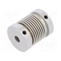 8.0000.1502.0606; Coupling; Ø1: 6mm; Ø2: 6mm; Mat: aluminium,stainless steel; KUBLER 8.0000.1502.0606; Coupling; Ø1: 6mm; Ø2: 6mm; Mat: aluminium,stainless steel; KUBLER