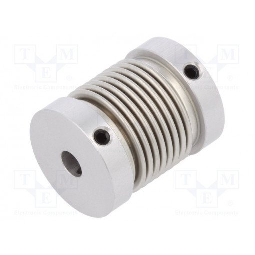 8.0000.1502.0606; Coupling; Ø1: 6mm; Ø2: 6mm; Mat: aluminium,stainless steel; KUBLER 8.0000.1502.0606; Coupling; Ø1: 6mm; Ø2: 6mm; Mat: aluminium,stainless steel; KUBLER