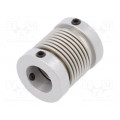 8.0000.1502.1410; Coupling; Ø1: 14mm; Ø2: 10mm; Mat: aluminium,stainless steel; KUBLER 8.0000.1502.1410; Coupling; Ø1: 14mm; Ø2: 10mm; Mat: aluminium,stainless steel; KUBLER