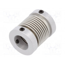 8.0000.1502.1410; Coupling; Ø1: 14mm; Ø2: 10mm; Mat: aluminium,stainless steel; KUBLER 8.0000.1502.1410; Coupling; Ø1: 14mm; Ø2: 10mm; Mat: aluminium,stainless steel; KUBLER