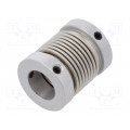 8.0000.1502.1412; Coupling; Ø1: 14mm; Ø2: 12mm; Mat: aluminium,stainless steel; KUBLER 8.0000.1502.1412; Coupling; Ø1: 14mm; Ø2: 12mm; Mat: aluminium,stainless steel; KUBLER