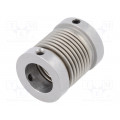 8.0000.1502.1512; Coupling; Ø1: 15mm; Ø2: 12mm; Mat: aluminium,stainless steel; KUBLER 8.0000.1502.1512; Coupling; Ø1: 15mm; Ø2: 12mm; Mat: aluminium,stainless steel; KUBLER