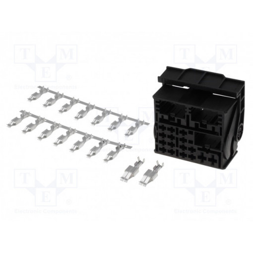 ; Kit; plug; Quadlock; PIN: 52; black; Car model: VW 2011->; 4CARMEDIA