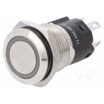 82-4151.1113; Switch: vandal resistant; Pos: 2; SPDT; 3A/240VAC; 3A/240VDC; red; EAO