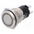 82-4151.1124; Switch: vandal resistant; Pos: 2; SPDT; 3A/240VAC; 3A/240VDC; blue; EAO