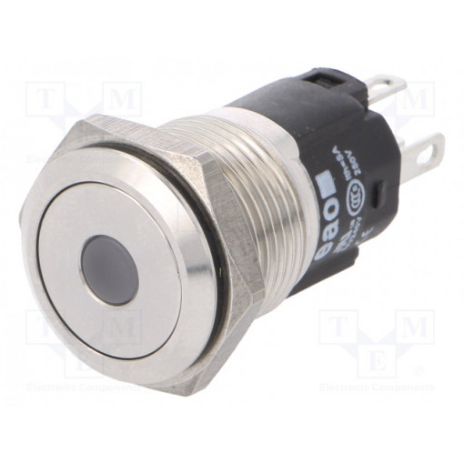 82-4151.1234; Switch: vandal resistant; Pos: 2; SPDT; 3A/240VAC; 3A/240VDC; green; EAO