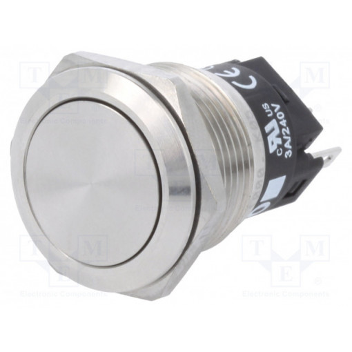 82-5151.1000; Switch: vandal resistant; Pos: 2; SPDT; 3A/240VAC; 3A/240VDC; Ø19mm; EAO