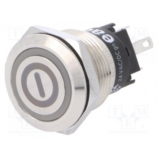 82-5151.1134.B001; Switch: vandal resistant; Pos: 2; SPDT; 3A/240VAC; 3A/240VDC; green; EAO