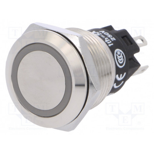 82-5151.11A4; Switch: vandal resistant; Pos: 2; SPDT; 3A/240VAC; 3A/240VDC; Ø19mm; EAO