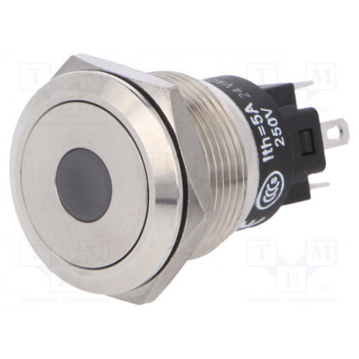 82-5151.1234; Switch: vandal resistant; Pos: 2; SPDT; 3A/240VAC; 3A/240VDC; green; EAO