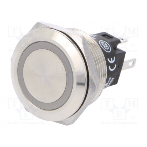 82-6151.1123; Switch: vandal resistant; Pos: 2; SPDT; 3A/240VAC; 3A/240VDC; blue; EAO