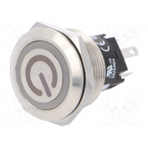 82-6151.1123.B002; Switch: vandal resistant; Pos: 2; SPDT; 3A/240VAC; 3A/240VDC; blue; EAO